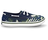 Navy and White Hover Boat Shoes