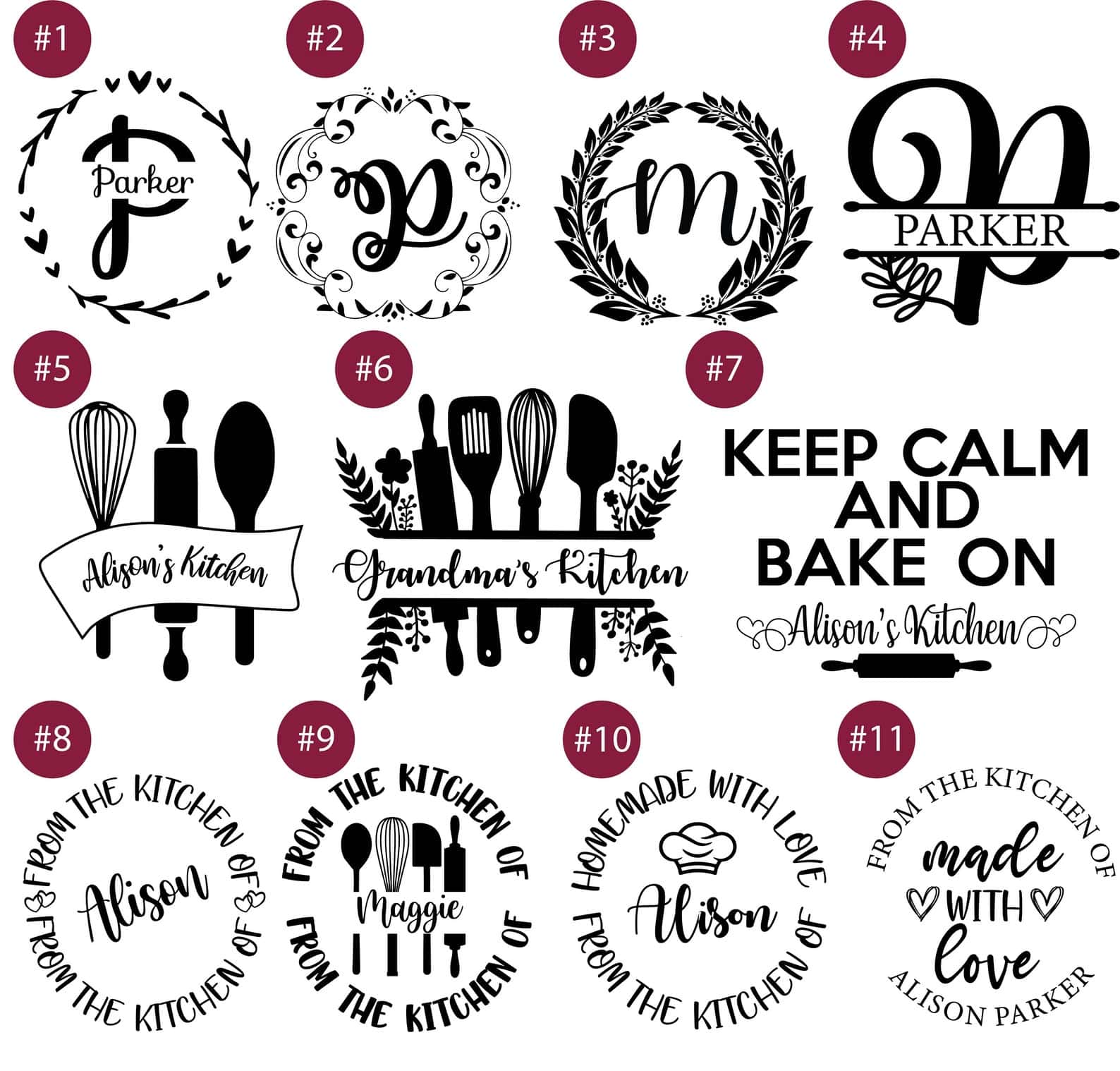 Personalized Cake Pan Designs