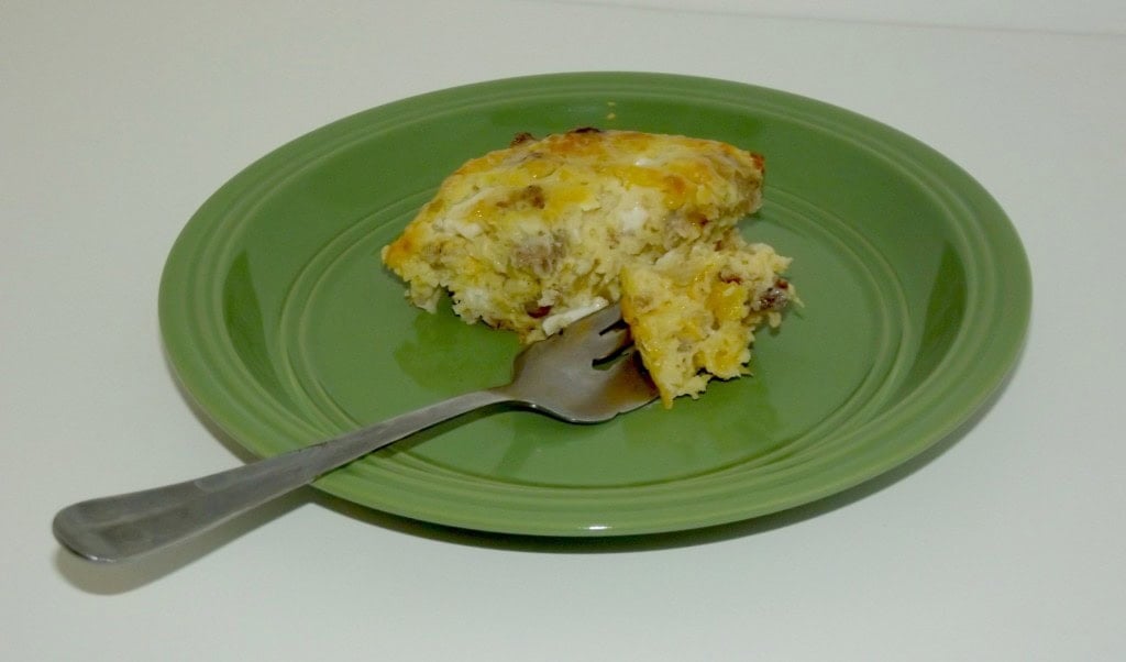 Sausage Egg and cheese breakfast casserole 