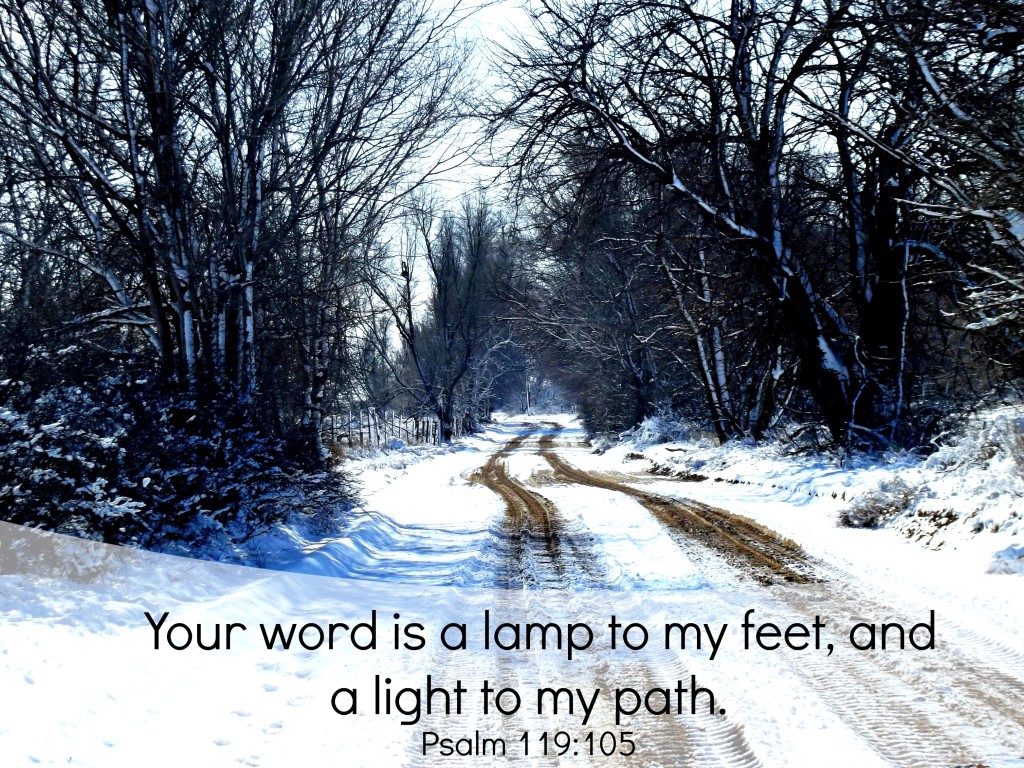 Psalm 119:105: Your Word is a Lamp to My Feet, and a Light to my Path  