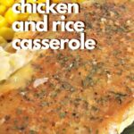 chicken & rice casserole