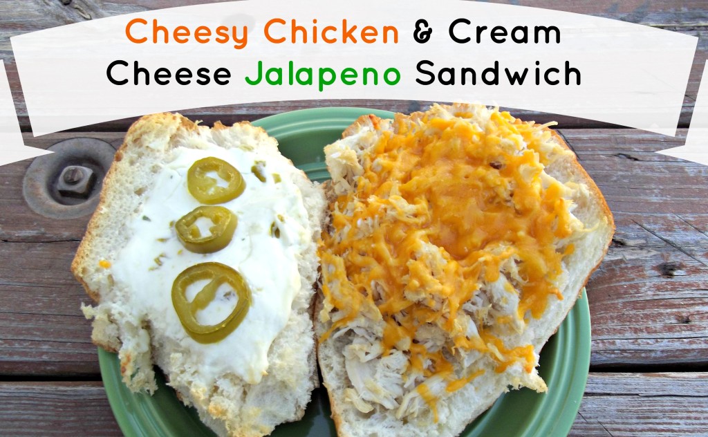 Chicken and Cream Cheese Jalapeno Sandwich
