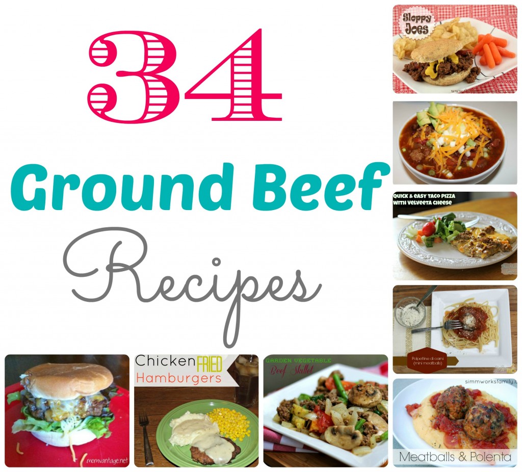 Here are 34 Ground Beef Recipes You Will Want To Try!