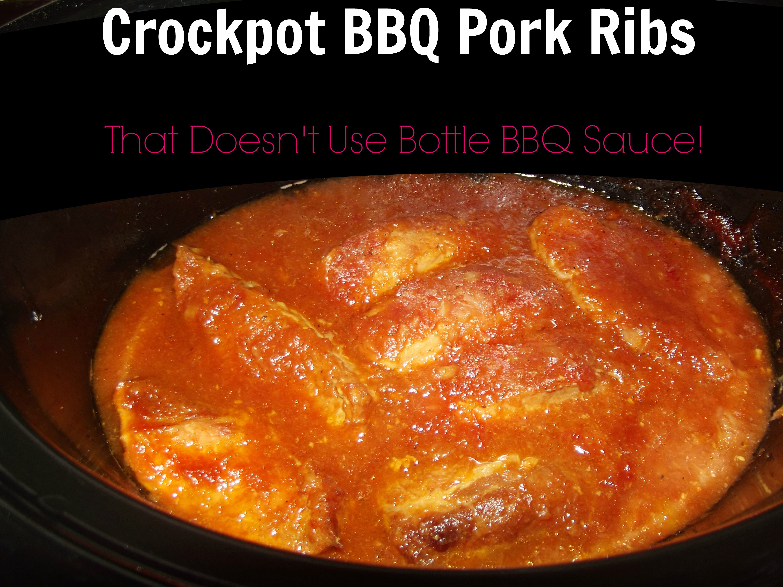 Crockpot BBQ Pork Chops 