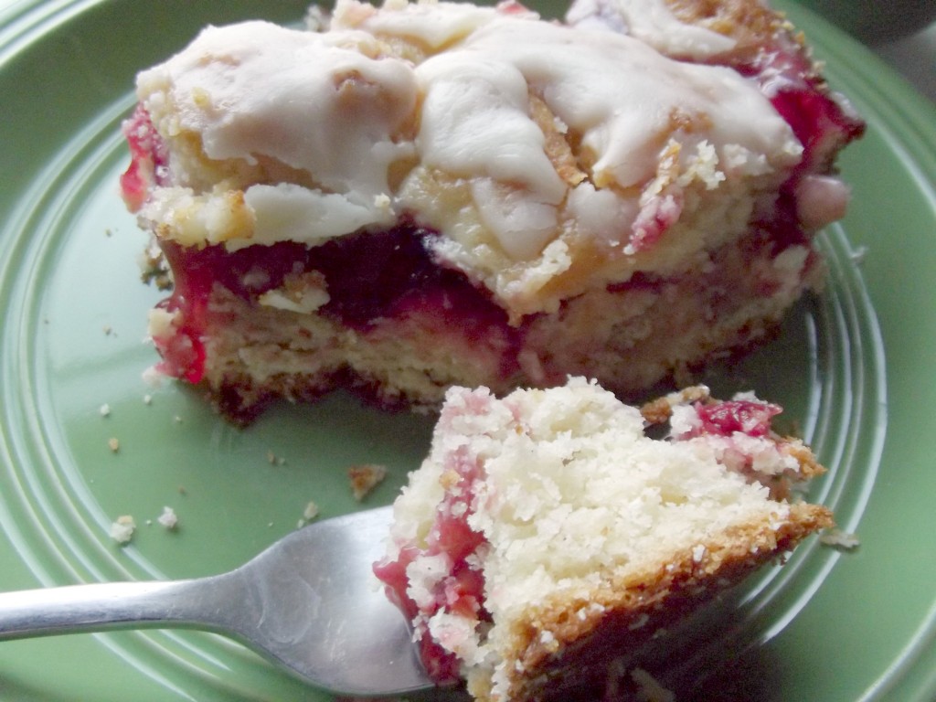 Cherry Coffee cake with Bisquick 