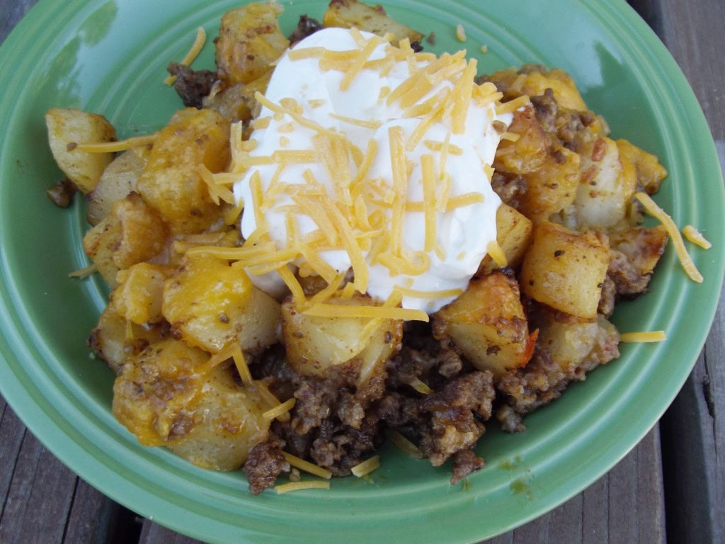 Meat and Potato Taco Bake Switching Up From a Classic Mexican Dish!