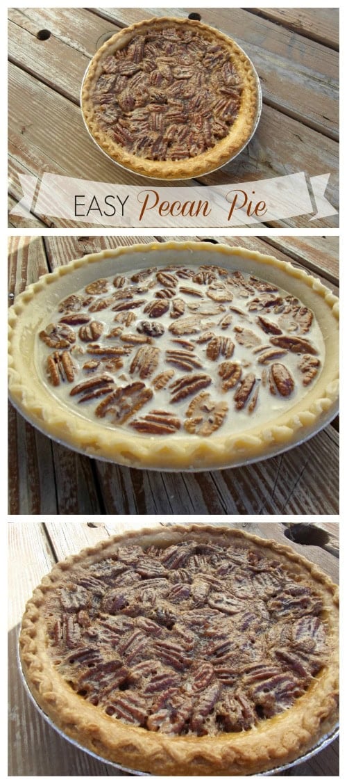 This delicious and easy pecan pie recipe is so simple that even a beginner can bake it! It makes the perfect Thanksgiving dessert, or go-to pie for any time of year.