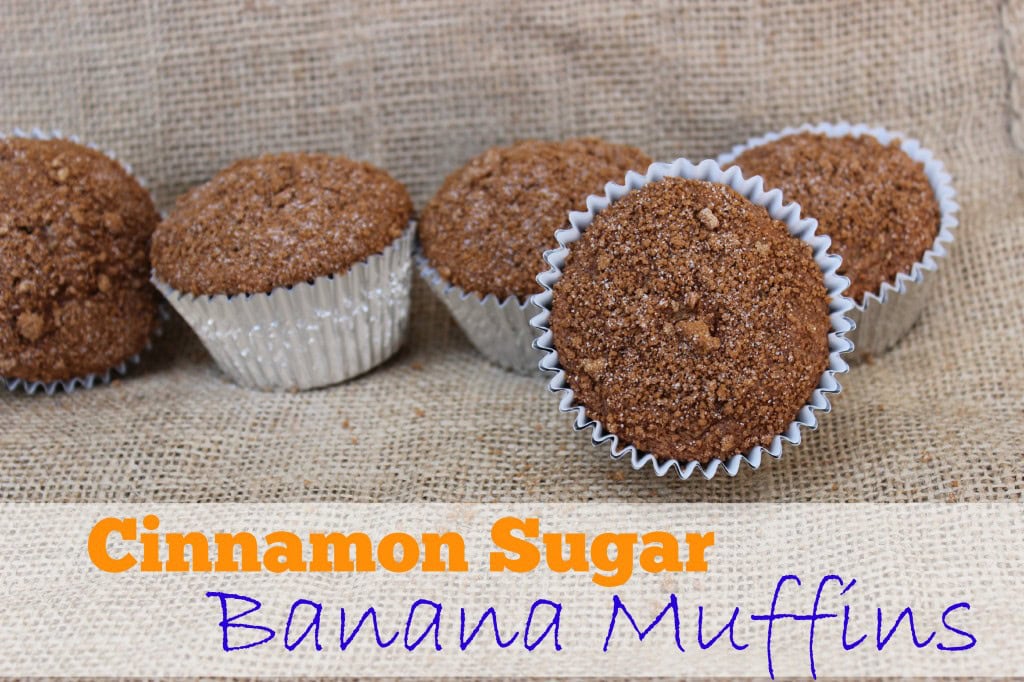 Cinnamon Sugar Banana Muffins 