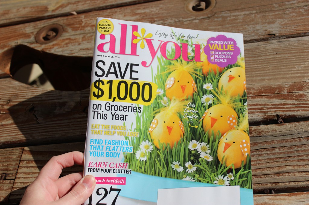 April Issue of All You Magazine