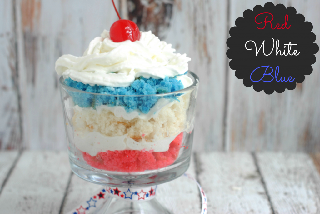 Red White Blue Patriotic Trifle 