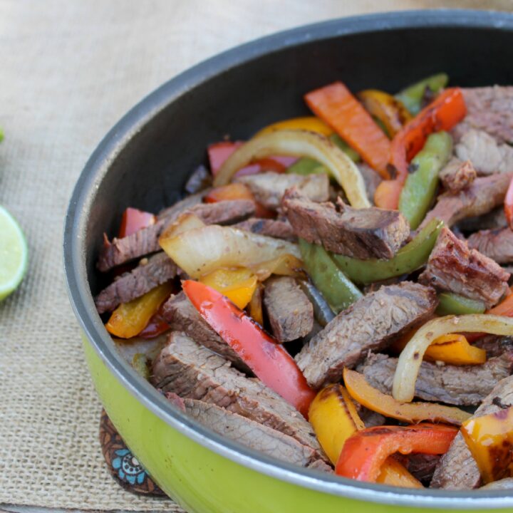 Copycat Chili's Steak Fajitas image