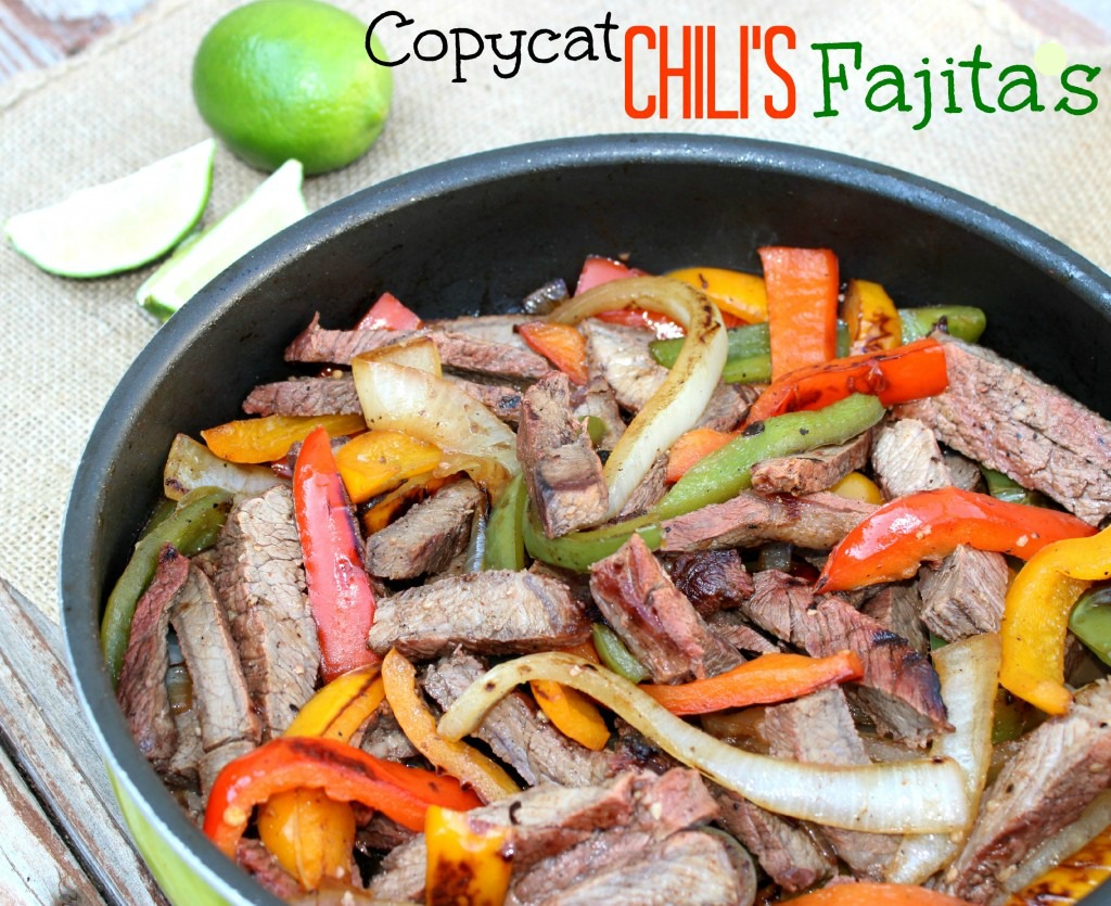Copycat Chili's Steak Fajitas Recipe