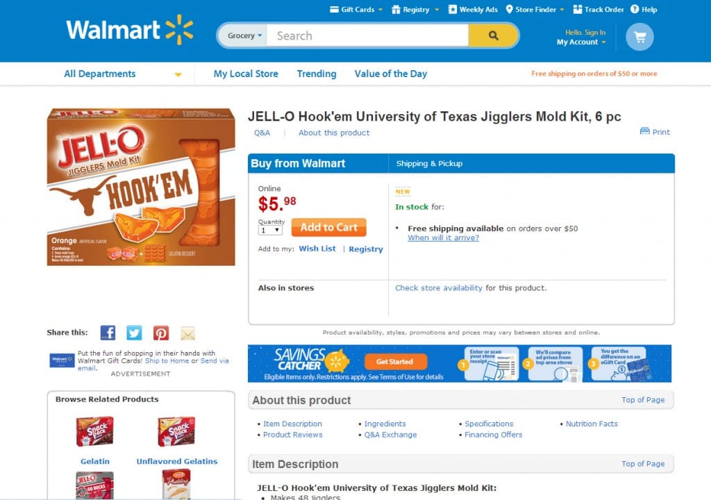 Jell-O University Molds #TeamJellO