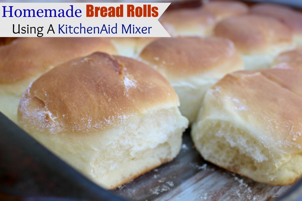 Homemade Bread Rolls Using A Kitchenaid Mixer