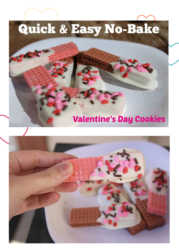 Quick And Easy No Bake Valentine S Day Dipped Wafer Cookies