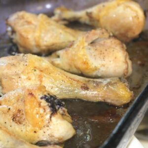 simple baked chicken legs