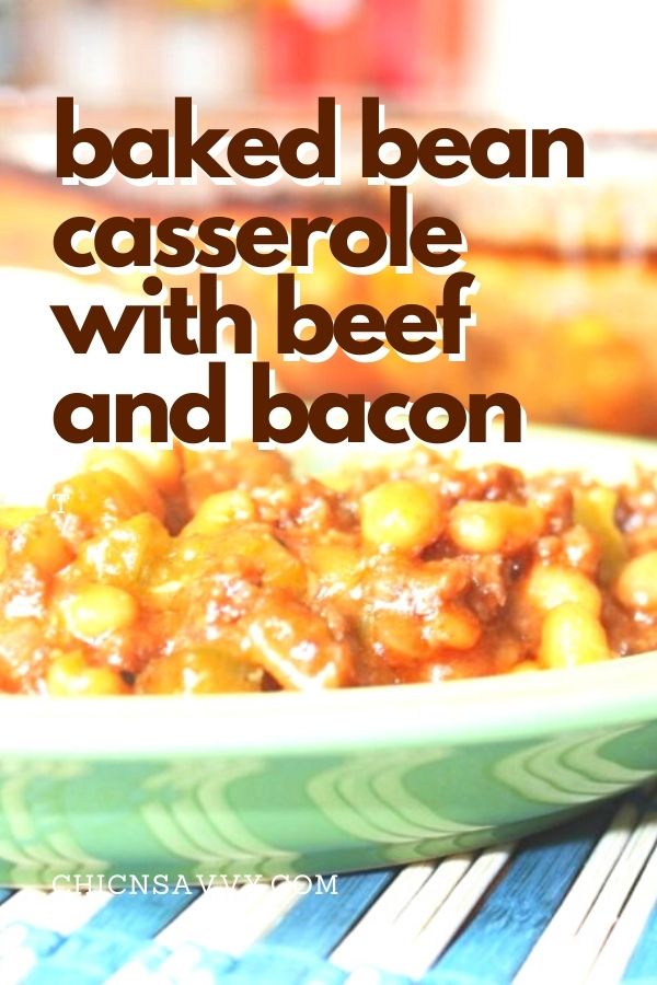 baked bean casserole with beef and bacon