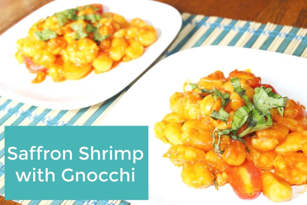 Saffron Shrimp with Gnocchi