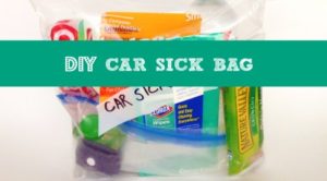 DIY Car Sick Travel Bag DIY Car Sick Travel Bag