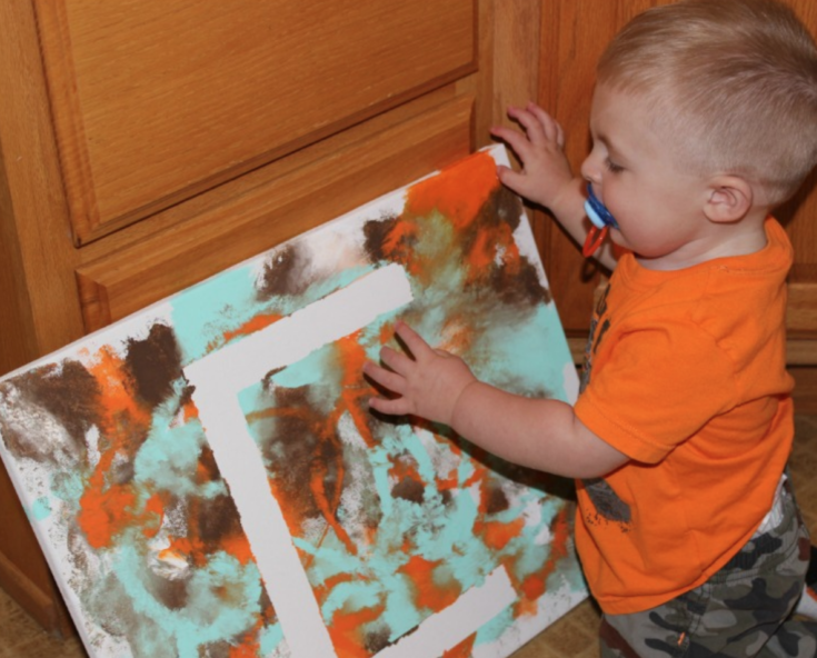 Painting Activity for Toddlers - Personalized Letter Wall Art