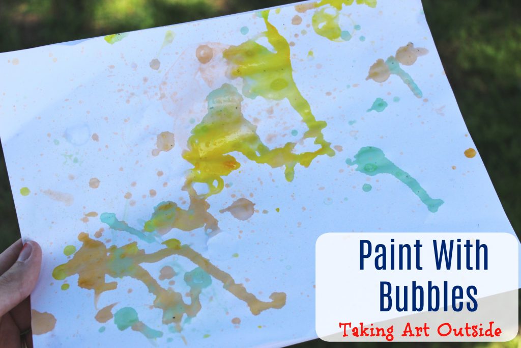 Painting Fun - Make Bubble Art! - Chic n Savvy