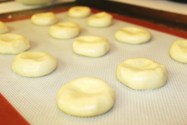 Meltaway Almond Cookies process