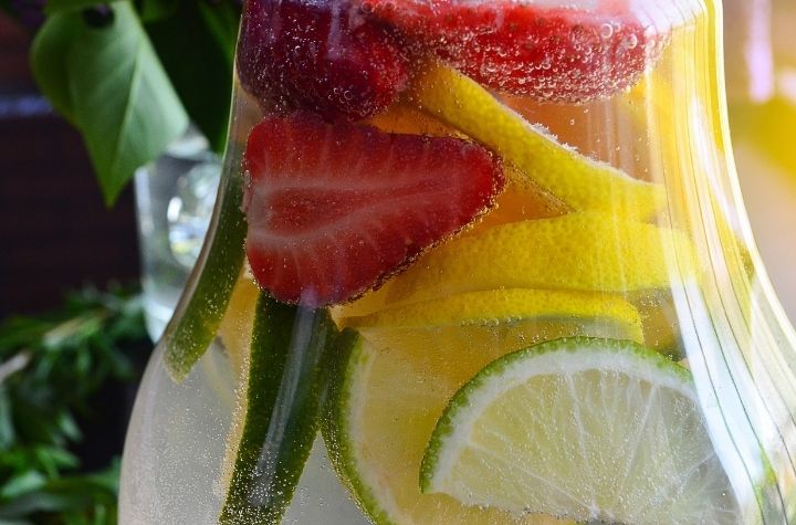 Sparkling Water with Fruit